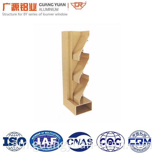 ሉኪ የአሉሚኒየም መገለጫ Louver Aluminum Profile